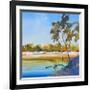 River Bank-Craig Trewin Penny-Framed Art Print