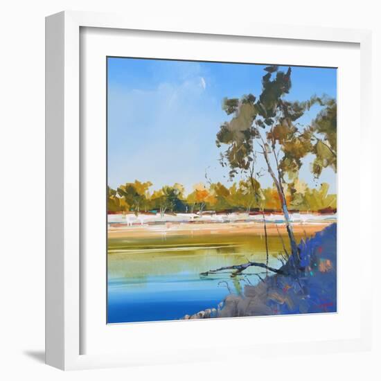 River Bank-Craig Trewin Penny-Framed Art Print