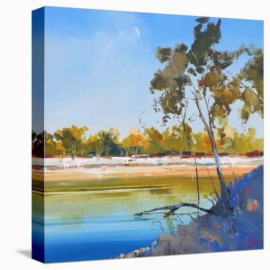 River Bank-Craig Trewin Penny-Stretched Canvas