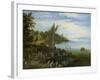 River Bank-Jan Brueghel-Framed Art Print