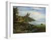 River Bank-Jan Brueghel-Framed Art Print