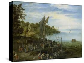 River Bank-Jan Brueghel-Stretched Canvas