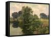 River Banks and River Blossoms, 1909-Henry John Yeend King-Framed Stretched Canvas