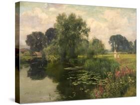 River Banks and River Blossoms, 1909-Henry John Yeend King-Stretched Canvas