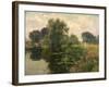 River Banks and River Blossoms, 1909-Henry John Yeend King-Framed Giclee Print