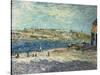 River Banks at Saint-Mammes, 1884-Alfred Sisley-Stretched Canvas