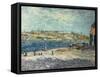 River Banks at Saint-Mammes, 1884-Alfred Sisley-Framed Stretched Canvas