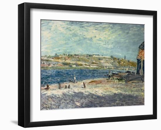 River Banks at Saint-Mammes, 1884-Alfred Sisley-Framed Giclee Print