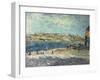 River Banks at Saint-Mammes, 1884-Alfred Sisley-Framed Giclee Print