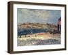 River Banks at Saint-Mammès, 1884-Alfred Sisley-Framed Giclee Print
