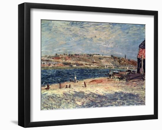 River Banks at Saint-Mammès, 1884-Alfred Sisley-Framed Giclee Print