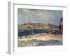 River Banks at Saint-Mammès, 1884-Alfred Sisley-Framed Giclee Print