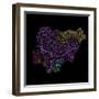 River Basins Of Nigeria In Rainbow Colours-Grasshopper Geography-Framed Giclee Print