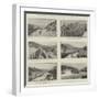 River-Bed Mining in California, the Golden Gate Mine, Feather River-null-Framed Giclee Print