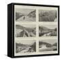 River-Bed Mining in California, the Golden Gate Mine, Feather River-null-Framed Stretched Canvas