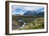 River before the Torres Del Paine National Park, Patagonia, Chile, South America-Michael Runkel-Framed Photographic Print