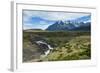 River before the Torres Del Paine National Park, Patagonia, Chile, South America-Michael Runkel-Framed Photographic Print