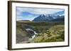 River before the Torres Del Paine National Park, Patagonia, Chile, South America-Michael Runkel-Framed Photographic Print