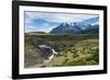 River before the Torres Del Paine National Park, Patagonia, Chile, South America-Michael Runkel-Framed Photographic Print