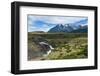 River before the Torres Del Paine National Park, Patagonia, Chile, South America-Michael Runkel-Framed Photographic Print