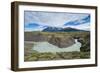 River Bend before the Torres Del Paine National Park, Patagonia, Chile, South America-Michael Runkel-Framed Photographic Print