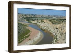 River Bend in the Roosevelt National Park, North Dakota, Usa-Michael Runkel-Framed Photographic Print