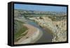 River Bend in the Roosevelt National Park, North Dakota, Usa-Michael Runkel-Framed Stretched Canvas