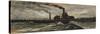 River Boat, c.1860-Charles Francois Daubigny-Stretched Canvas