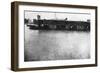 River Boat on the Tigris, Mosul, Mesopotamia, 1918-null-Framed Giclee Print