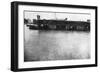 River Boat on the Tigris, Mosul, Mesopotamia, 1918-null-Framed Giclee Print