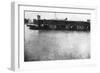 River Boat on the Tigris, Mosul, Mesopotamia, 1918-null-Framed Giclee Print