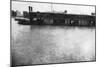 River Boat on the Tigris, Mosul, Mesopotamia, 1918-null-Mounted Giclee Print