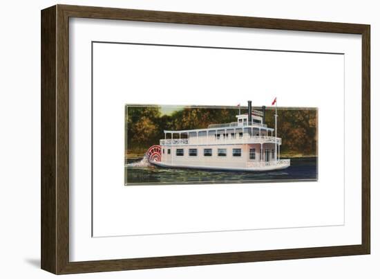 River Boat-Tim Knepp-Framed Giclee Print