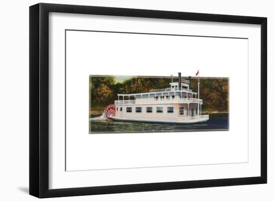 River Boat-Tim Knepp-Framed Giclee Print