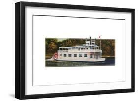 River Boat-Tim Knepp-Framed Giclee Print