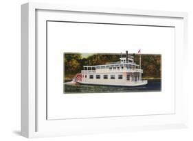 River Boat-Tim Knepp-Framed Giclee Print