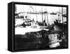 River Boats, Saigon, 1900-null-Framed Stretched Canvas