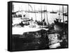 River Boats, Saigon, 1900-null-Framed Stretched Canvas
