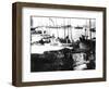 River Boats, Saigon, 1900-null-Framed Giclee Print