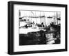 River Boats, Saigon, 1900-null-Framed Giclee Print