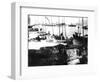 River Boats, Saigon, 1900-null-Framed Giclee Print