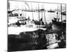 River Boats, Saigon, 1900-null-Mounted Giclee Print