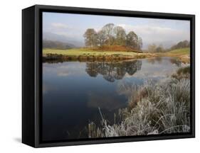River Brathay in Winter, Near Elterwater, Lake District, Cumbria, England, United Kingdom-Steve & Ann Toon-Framed Stretched Canvas