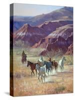 River Breaks Bunch-Jack Sorenson-Stretched Canvas