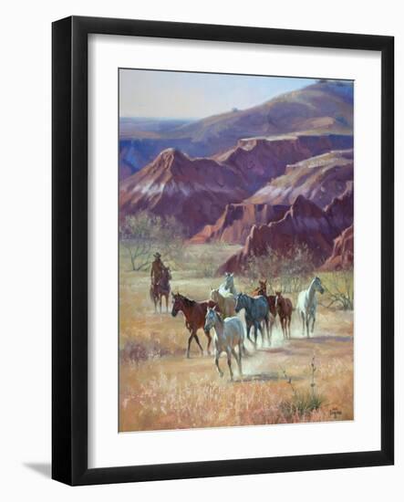 River Breaks Bunch-Jack Sorenson-Framed Art Print