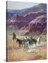 River Breaks Bunch-Jack Sorenson-Stretched Canvas