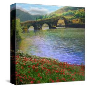 River Bridge-Chris Vest-Stretched Canvas