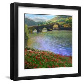 River Bridge-Chris Vest-Framed Art Print