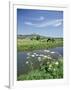 River Brue with Glastonbury Tor in the Distance, Somerset, England, United Kingdom-Chris Nicholson-Framed Photographic Print