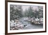 River Cascade-Diane Romanello-Framed Art Print